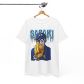 Dodgers Roki Sasaki Ice Anime Tee Shirt - Unisex Heavy Cotton Casual Fit